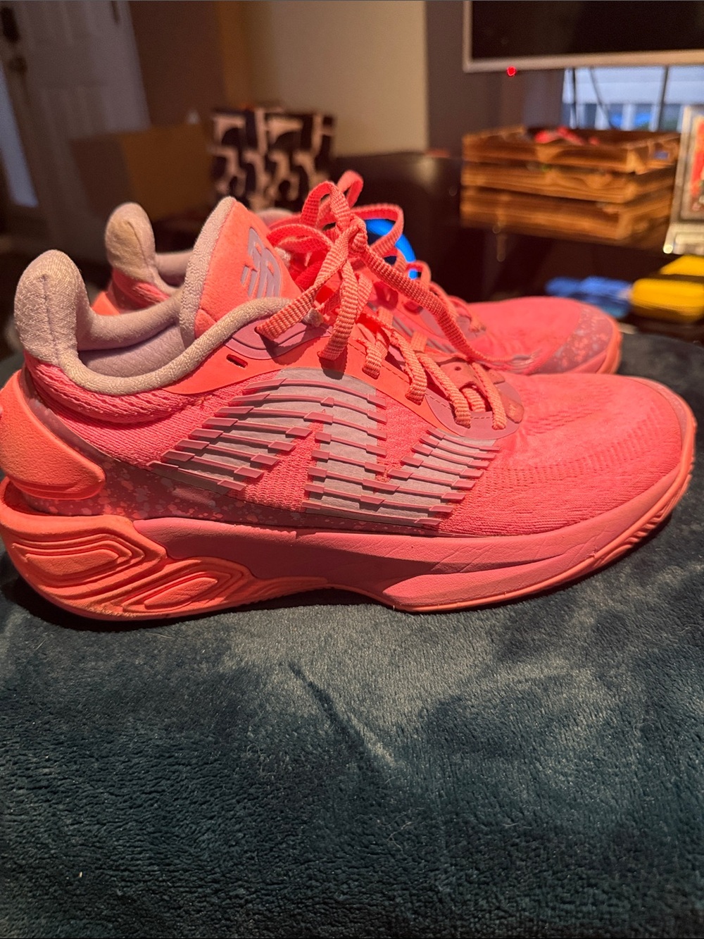 New Balance Pink Athletic Running Shoes